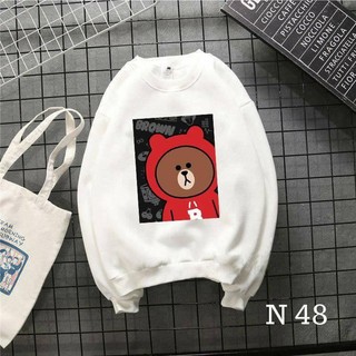 ÁO NỈ CHÚ GẤU LẦY NAM NỮ BIG SIZE