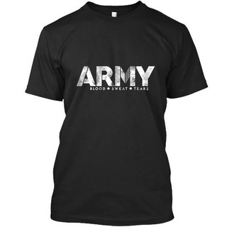 Áo thun nam nữ army đen big size