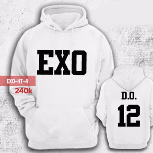 ÁO HOODIE EXO D.O. 12 NAM NỮ BIG SIZE