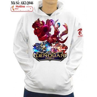 ÁO HOODIE NAM NỮ LIÊN QUÂN 23 BIG SIZE