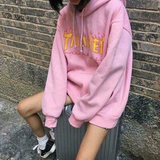ÁO HOODIE NAM NỮ TRANS HỒNG BIG SIZE