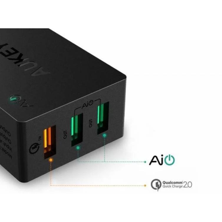 Sạc nhanh 3 cổng Aukey PA-T2