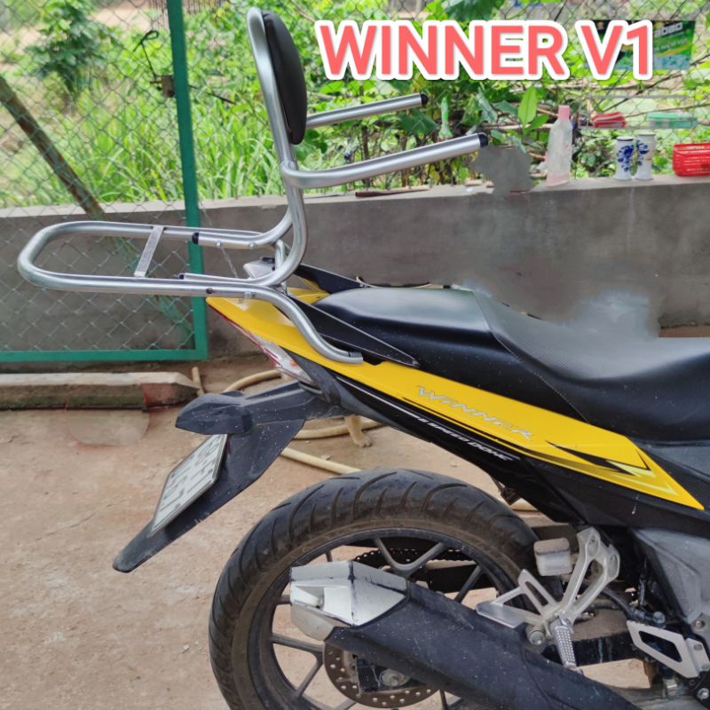 baga phượt xe Winner v1 và Exciter 135.Mẫu mới có thể tháo rời tay vịn
