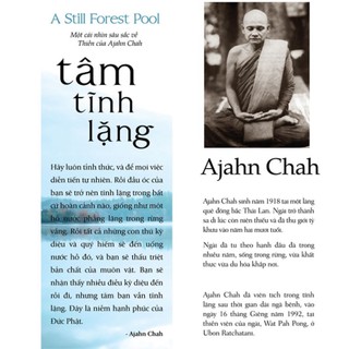 Sách - Tâm Tĩnh Lặng - Ajahn Chah