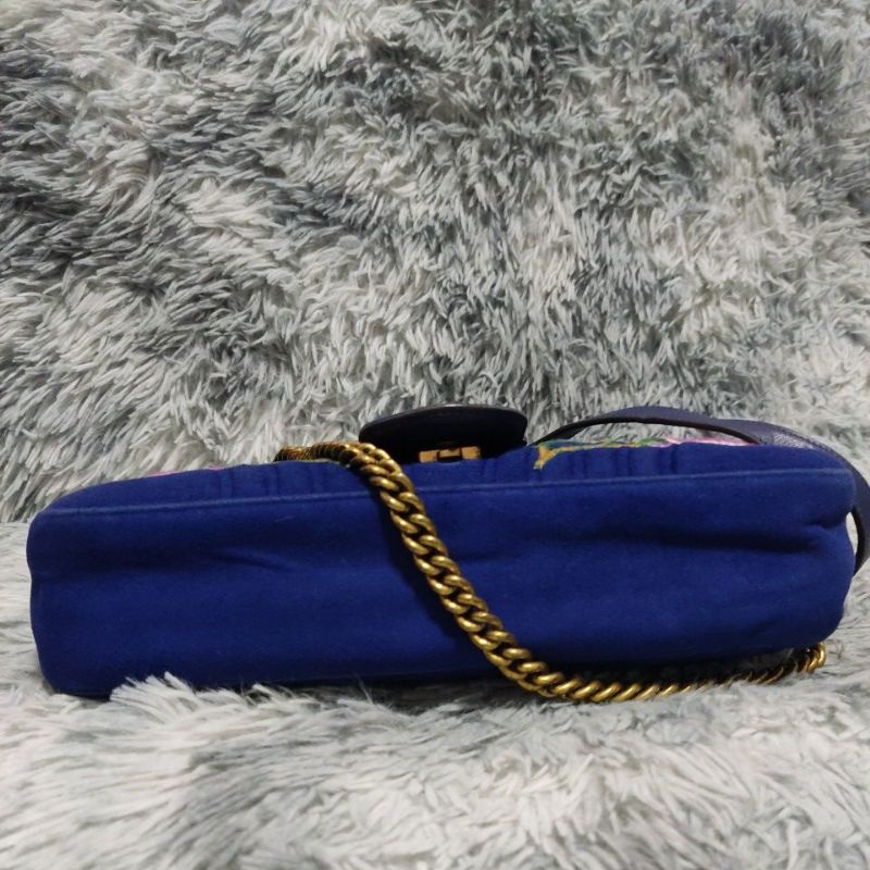 Túi si H93 tuyển Nhật hiệu G*CC* chất liệu nhung thêu size 30cmx20cmx5cm