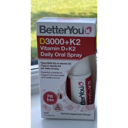 Vitamin D3 K2 Better You dạng xịt cho bé từ 1 tuổi (12ml)
