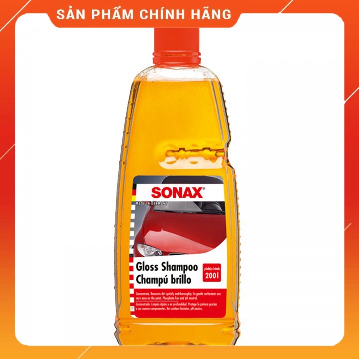 Hàng mới về - Nước rửa xe Sonax Car Wash Gloss Shampoo 1000ml