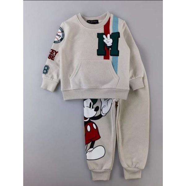 Bộ nỉ bông dài tay snoopy/mickey/batman hàng đẹp