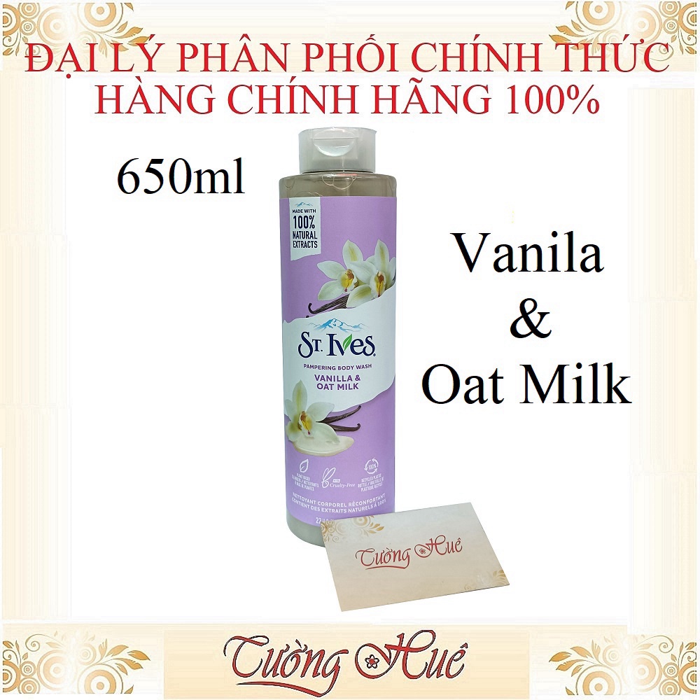 Sữa Tắm St. Ives Body Wash Nhiều Mùi - 650ml