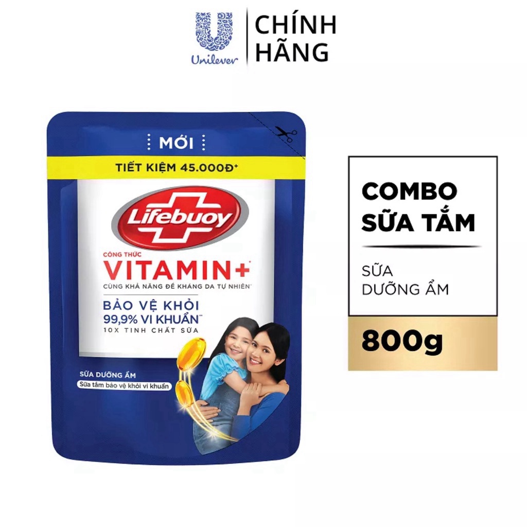 Sữa tắm Lifebuoy túi 850g