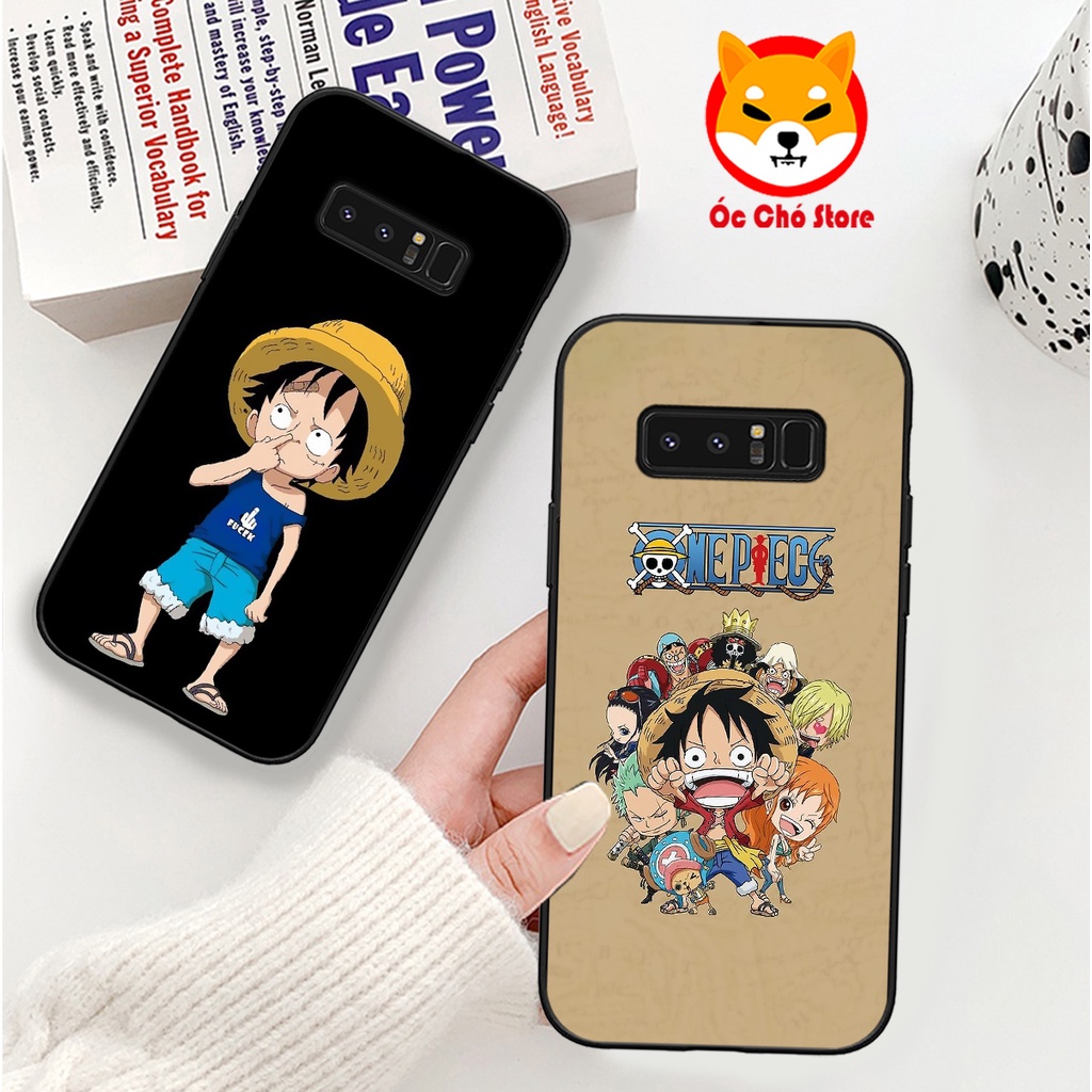 Ốp Samsung Note 8 , note 9 , note 7 , note fe hình luffy one piece vua hải tặc cá tính siêu bền