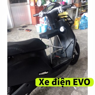 GHẾ GA XẾP INOX XE MÁY ĐIỆN AN TOÀN CHO BÉ