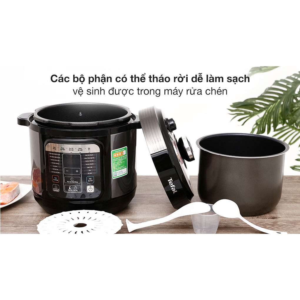 Nồi Áp Suất điện Tefal Home Chef 6.0L CY601868 - Bảo Hành Chính Hãng 12 Tháng