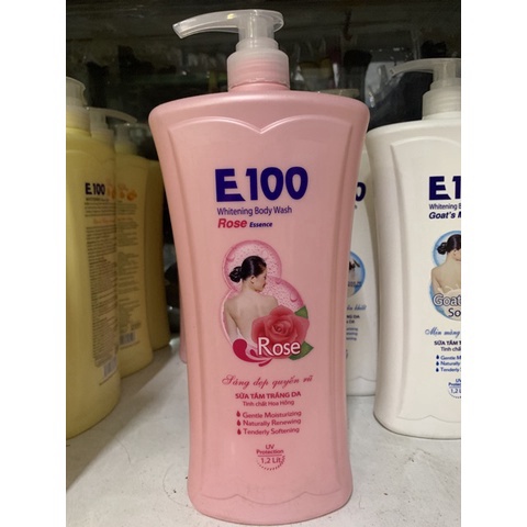 SỮA TẮM E100 SILKY 1,2ML và 800ML