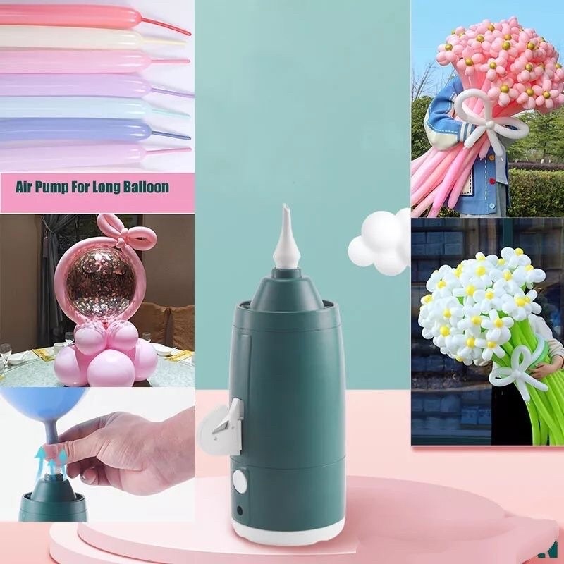 Bơm máy điện bong bóng dài giun tạo hình siêu nhanh