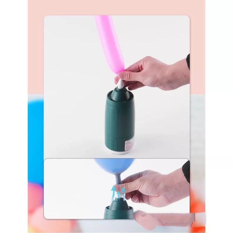 Bơm máy điện bong bóng dài giun tạo hình siêu nhanh