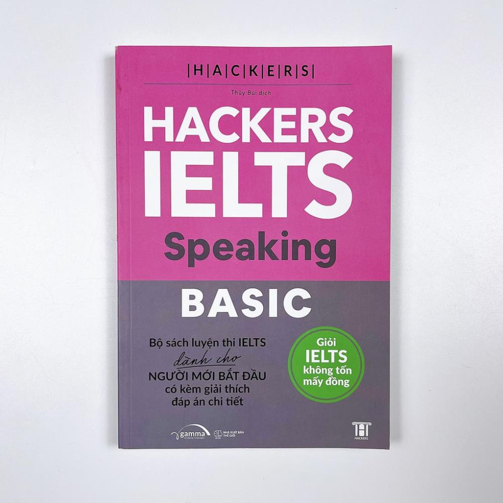 Sách - Hacker Ielts Basic: Speaking - Alpha Books