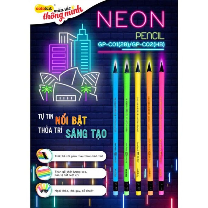 Bút chì gỗ Colokit GP-C02