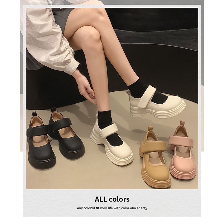 Giày Mary Jane Đế Dày Thoải Mái Dễ Phối Đồ Hàng Mới