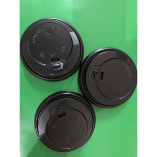 Nắp cốc pp đen trắng có nút bật phi 90 ( 50 nắp )