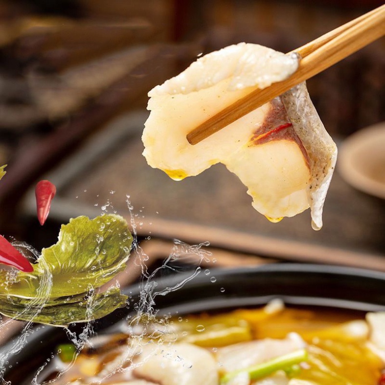 Gia Vị Nấu Cá Dưa Chua Cay Tứ Xuyên Gia vị chuyên để nấu món canh cá dưa chua, thơm ngon, hấp dẫn 350g