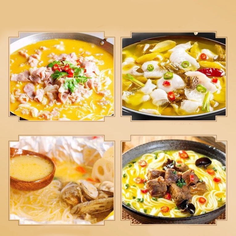 Gia Vị Nấu Cá Dưa Chua Cay Tứ Xuyên Gia vị chuyên để nấu món canh cá dưa chua, thơm ngon, hấp dẫn 350g