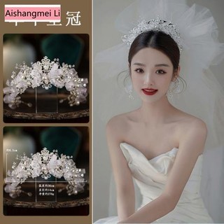 Cài tóc hình vương miện đính pha lê sang trọng