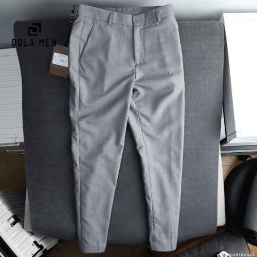 Quần Tây Âu BURBERRY FULL NÚT KHẮC VIỀN DÂY Vải Chống Nhăn Hàng Xịn Cao Cấp Dolamen có big size