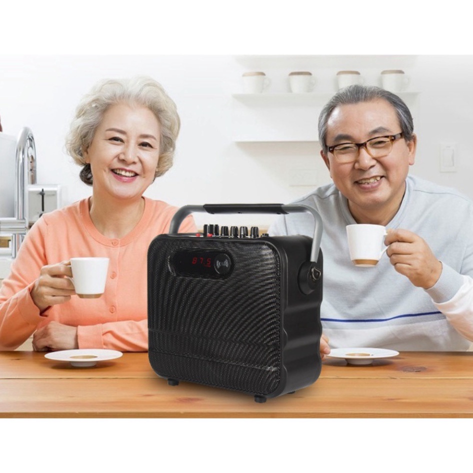 Loa karaoke Ontekco YH200 xách tay di động không dây / Loa xách tay - Kèm micro Hỏa tốc HCM