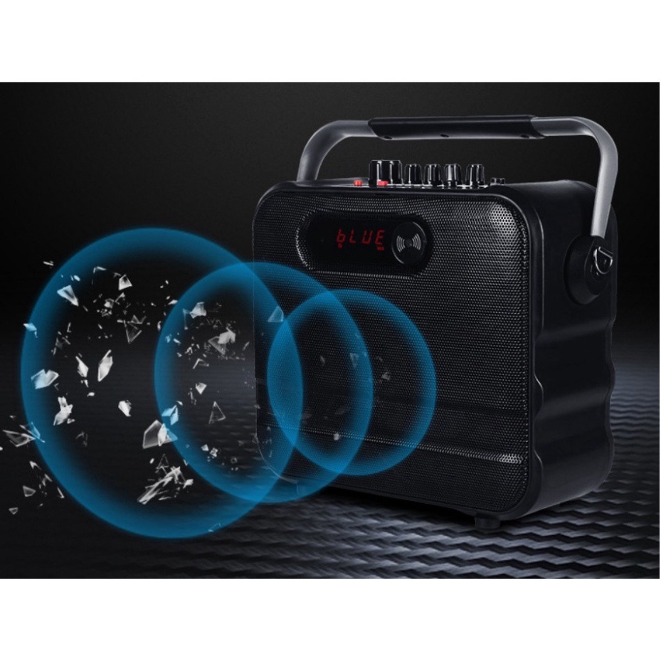 Loa karaoke Ontekco YH200 xách tay di động không dây / Loa xách tay - Kèm micro Hỏa tốc HCM