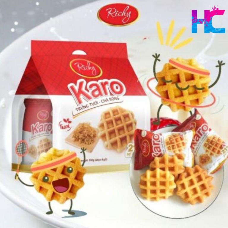 Bánh Karo trứng tươi, bánh karo chà bông bịch 6 cái - hang_chuan