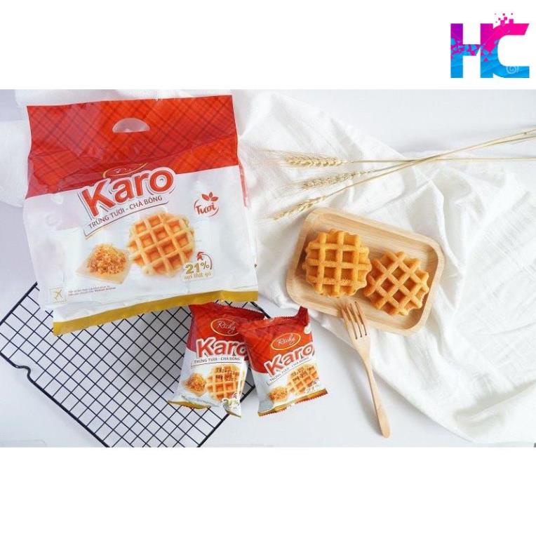 Bánh Karo trứng tươi, bánh karo chà bông bịch 6 cái - hang_chuan
