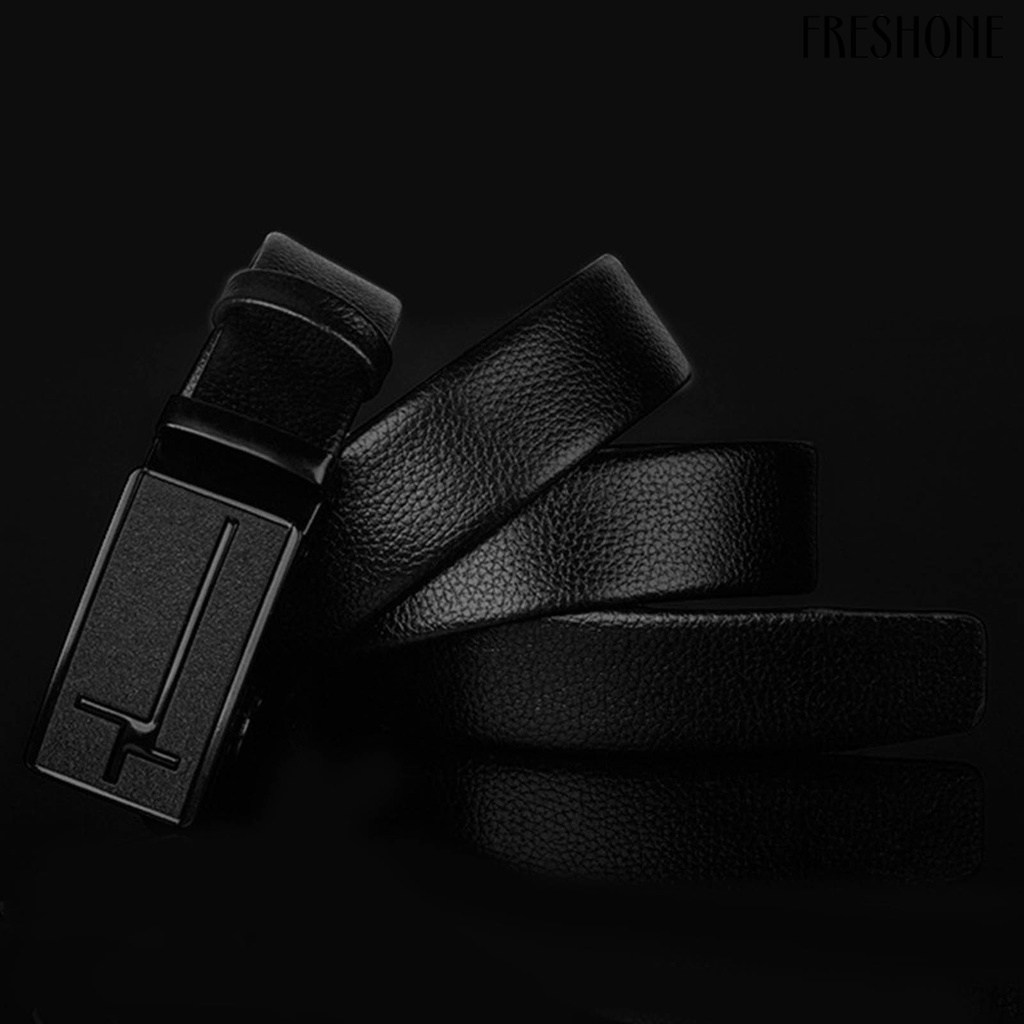 Thắt Lưng Giả Da Màu Trơn Phong Cách Doanh Nhân Thời Trang Cho Nam