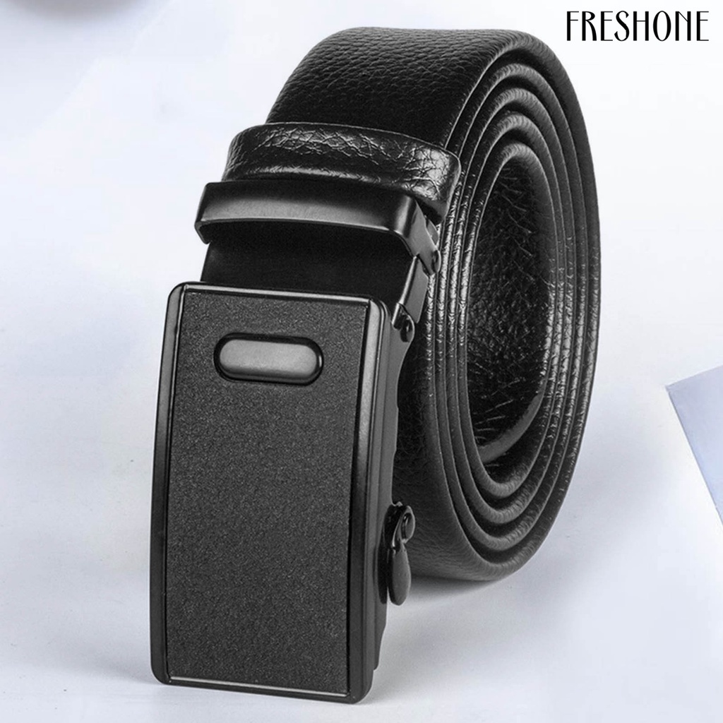 Thắt Lưng Giả Da Màu Trơn Phong Cách Doanh Nhân Thời Trang Cho Nam