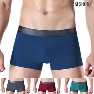 [fo] Plus size thời trang sexy nam liền mạch quần đùi thoáng khí quần lót quần lót