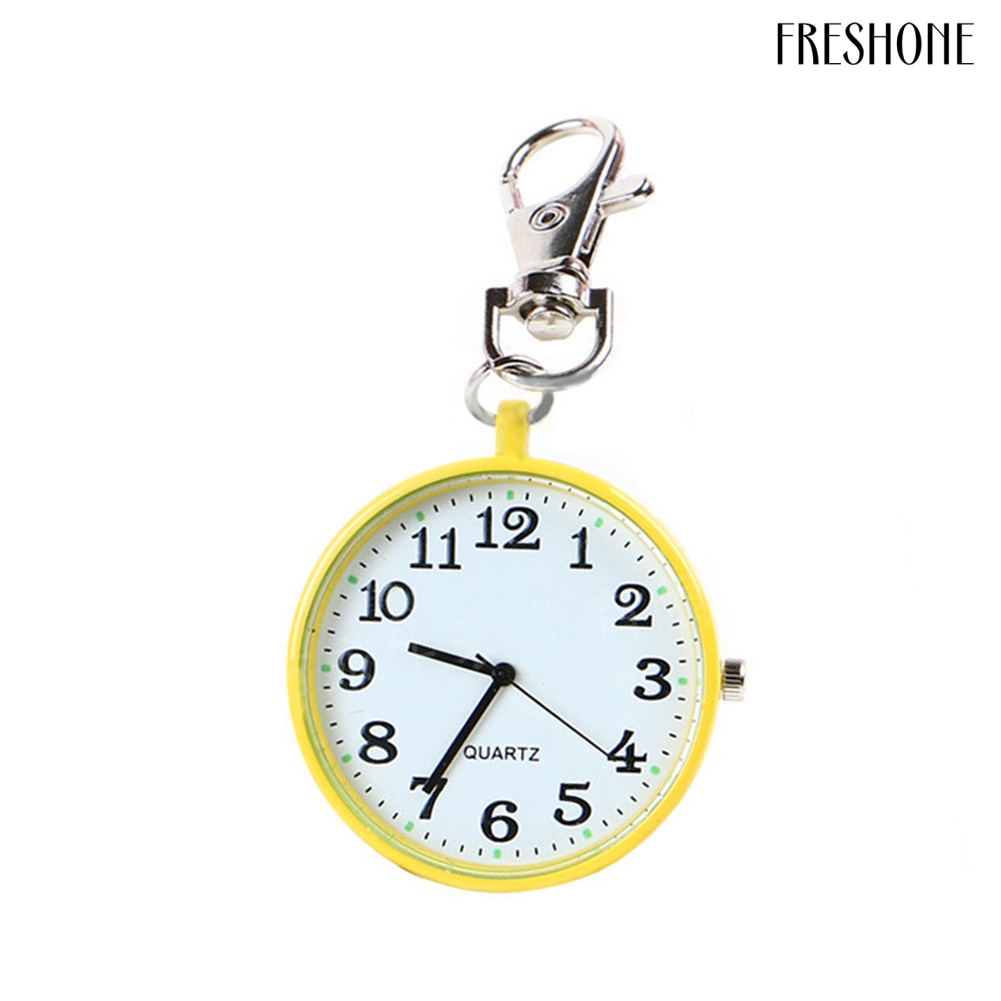 Đồng Hồ Bỏ Túi Dạng Móc Khóa Tròn Thời Trang Unisex