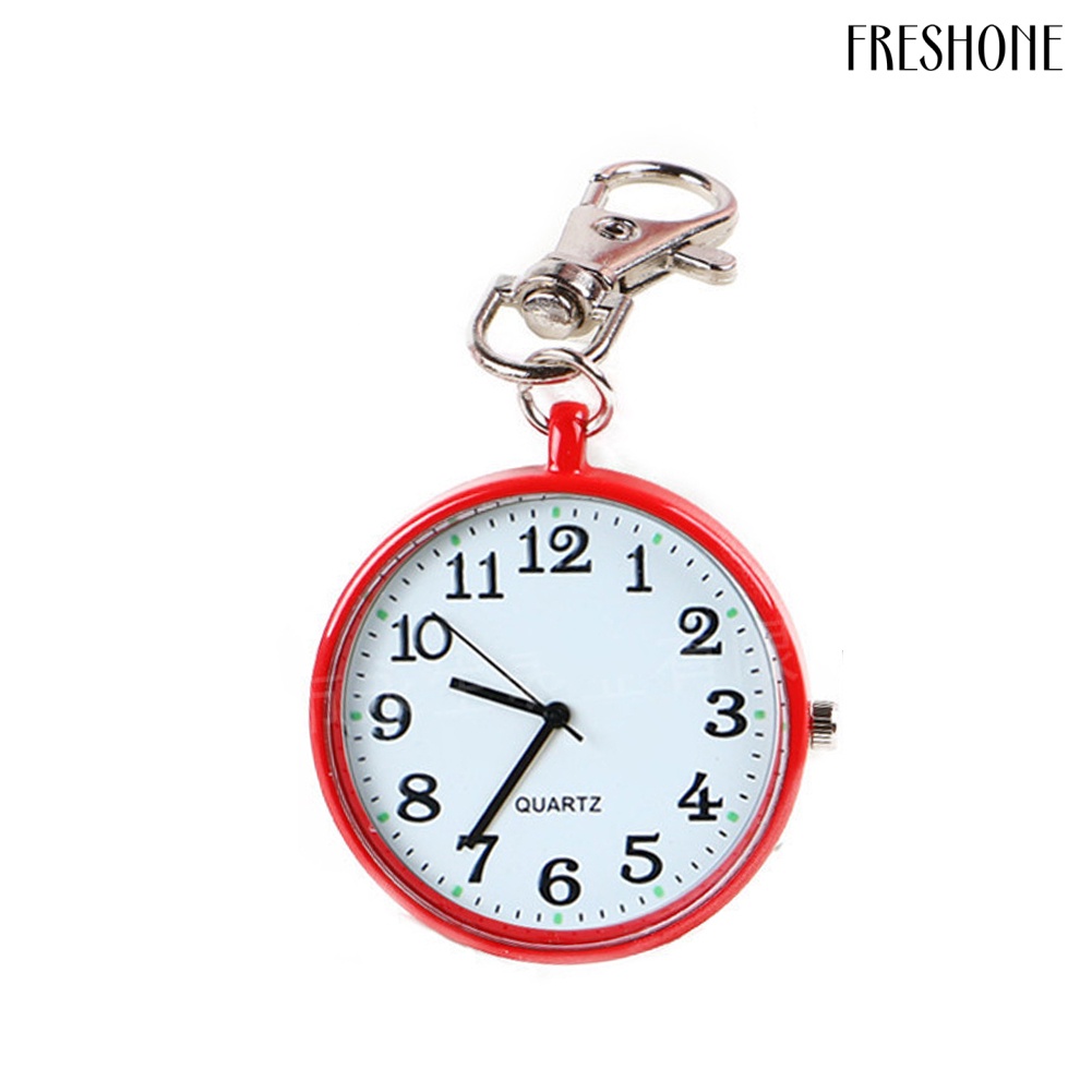 Đồng Hồ Bỏ Túi Dạng Móc Khóa Tròn Thời Trang Unisex