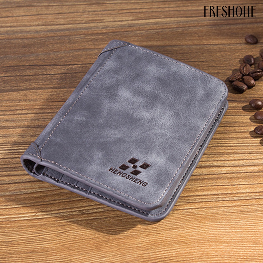 Ví Da Nam Dáng Ngắn Phong Cách Retro