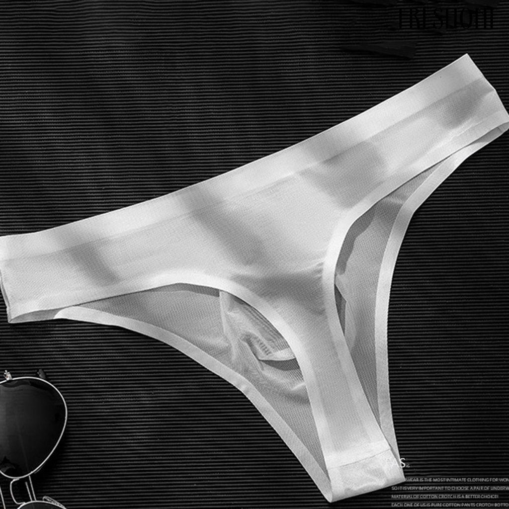 Quần sịp nam có độ đàn hồi cao thiết kế u-pouch siêu mỏng làm khô nhanh màu rắn in chữ trang trí sexy u lồi men thong quần lót cho bé trai