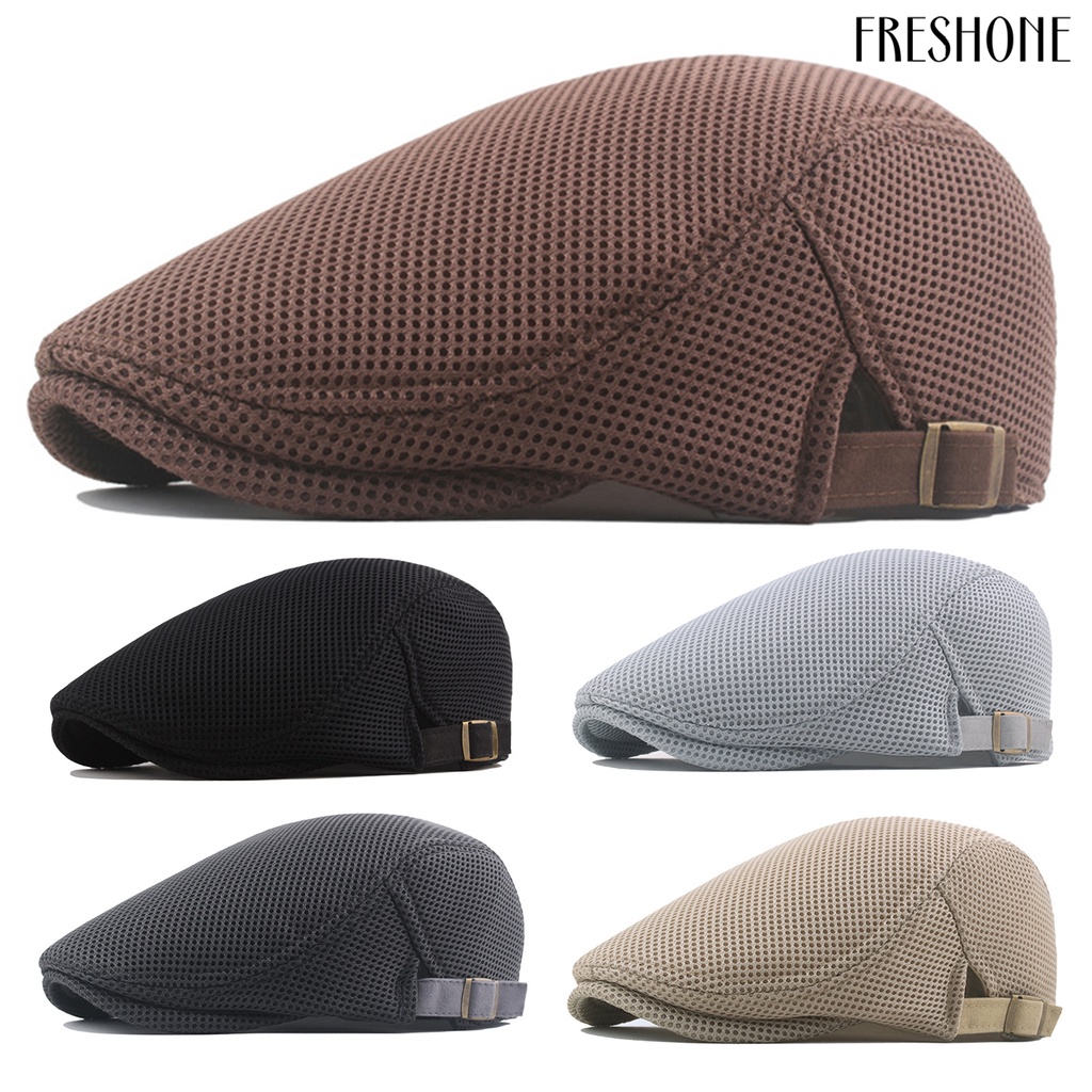 Mũ Lưỡi Trai Polyester Màu Trơn Bắt Mắt Điều Chỉnh Được Cho Nam