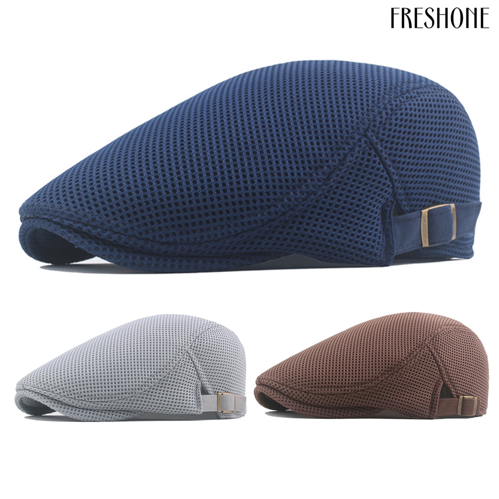 Mũ Lưỡi Trai Polyester Màu Trơn Bắt Mắt Điều Chỉnh Được Cho Nam