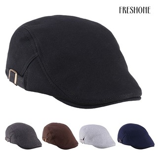 Mũ Beret Mỏ Vịt Phẳng Kiểu Cao Bồi Cổ Điển Cho Nam Và Nữ