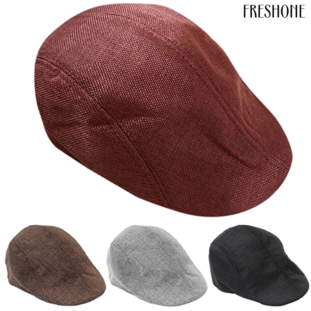 Freshone unisex đỉnh cao mũ phẳng mũ beret mũ cabbie newsboy country golf style