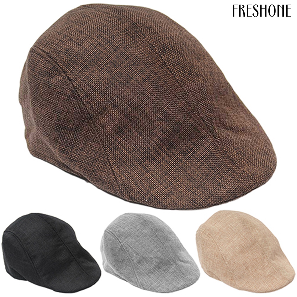 Freshone unisex đỉnh cao mũ phẳng mũ beret mũ cabbie newsboy country golf style