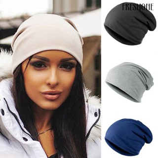 [fo] Nam nữ unisex đơn giản beanie đan mũ trượt tuyết hip-hop màu tinh khiết mũ ấm