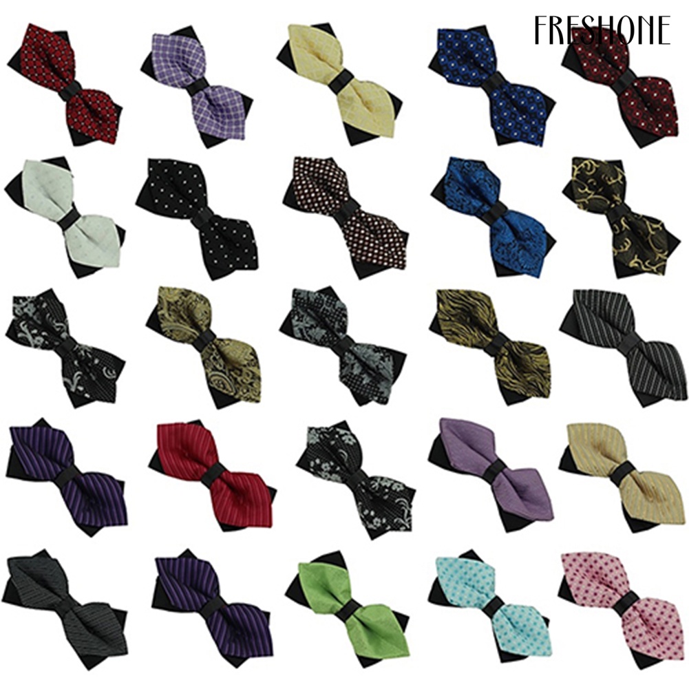 Quý tộc nam cravat bowknot sharp corners bow tie wedding bowtie