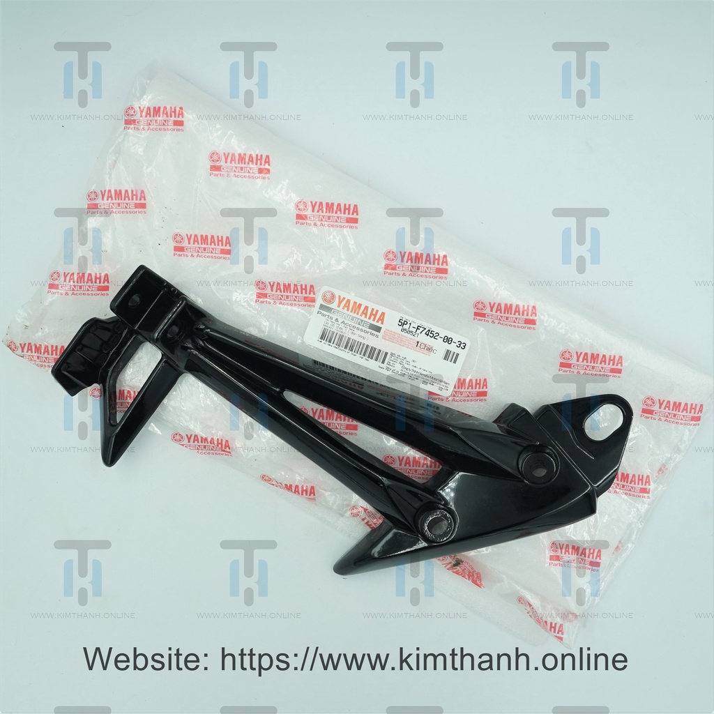 Gác chân nhôm đen bóng Nouvo 4 Yamaha VN _ 5P1F7462, 5P1F7452