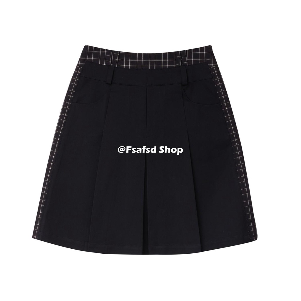 Chân Váy Xếp Ly Sọc Ca Rô Phong Cách Retro Thời Trang Cao Cấp Cho Nữ