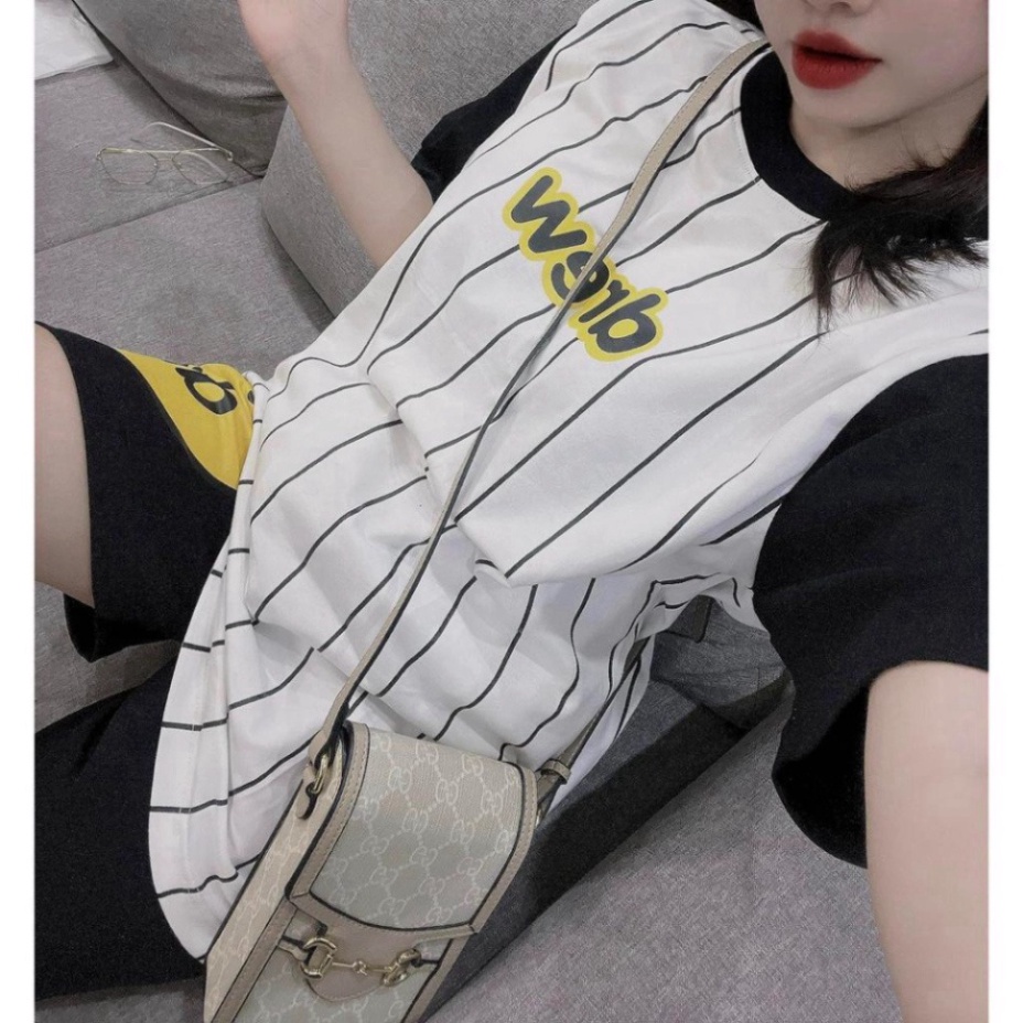 ÁO THUN DRE*W SỌC KIỂU BÓNG CHÀY , ÁO DRE*W SMILE NAM NỮ