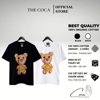 Áo DRE*W House Gấu Teddy - Chất 100% Cotton 2 chiều chi tiết Chuẩn hãng The.Coca